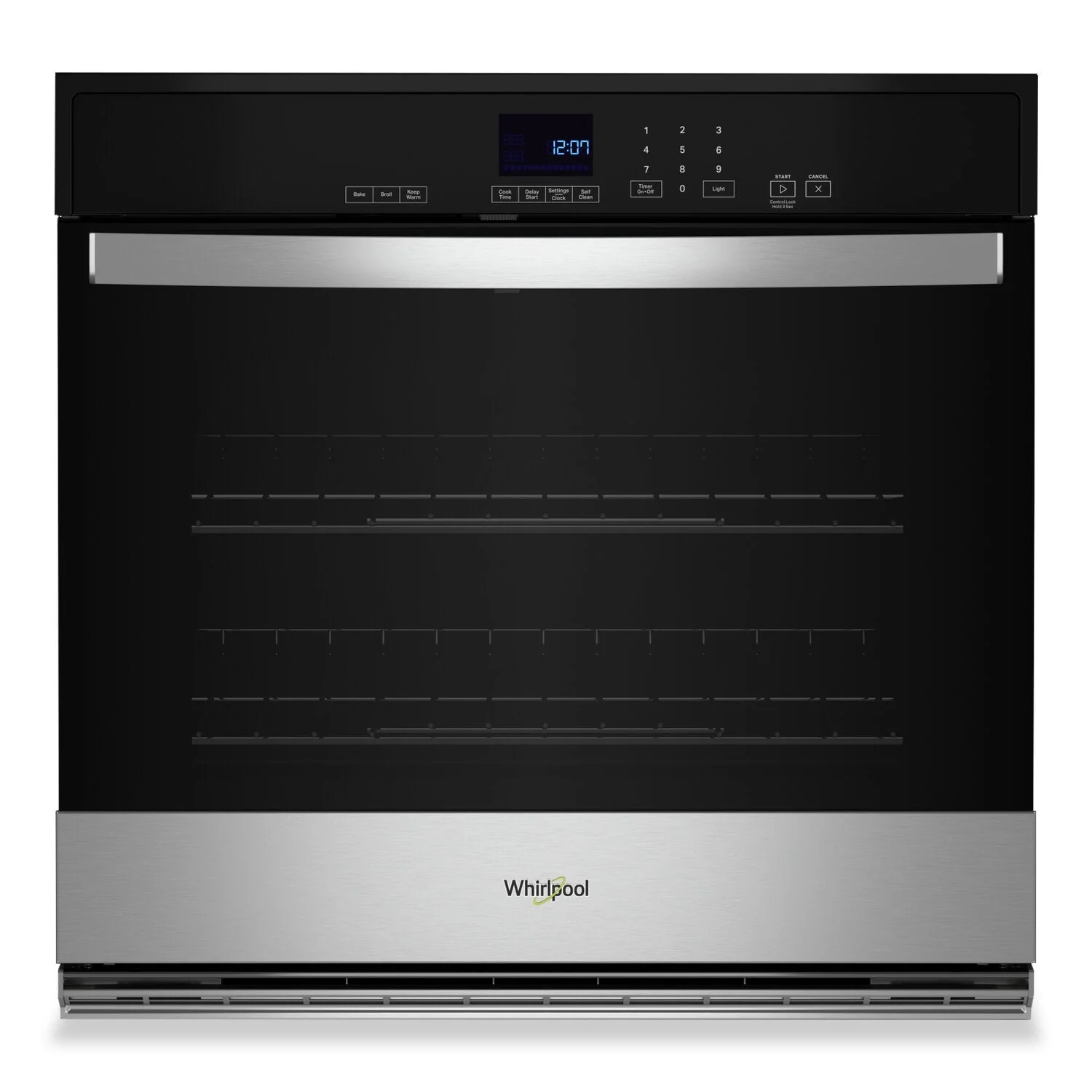 Whirlpool 4.3 Cu. Ft. Single Wall Oven with Self-Clean - WOES3027LS