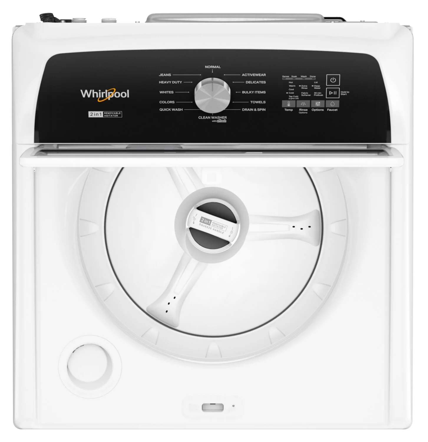 Whirlpool 5.4/5.5 Cu. Ft. Top-Load Washer with Removable Agitator - WTW5057LW - Image 5