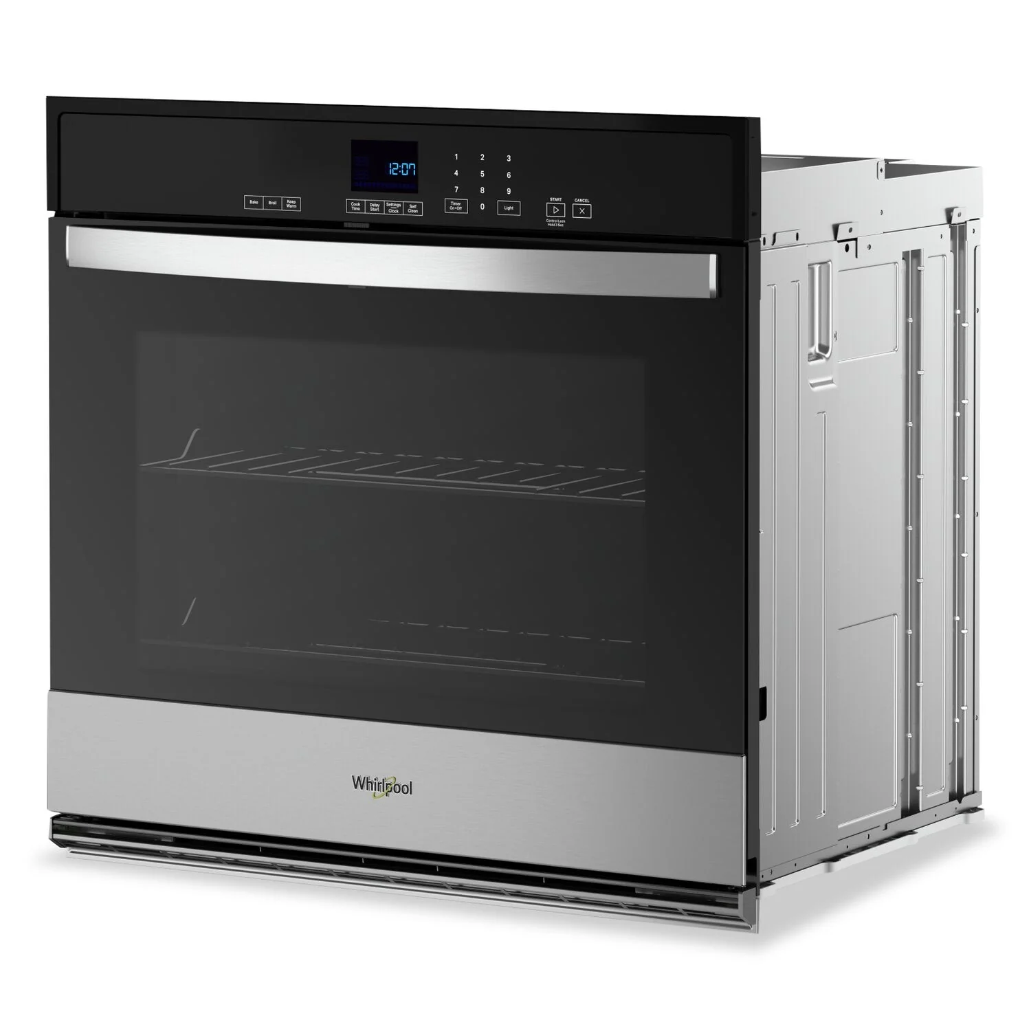 Whirlpool 5 Cu. Ft. Single Wall Oven with Self-Clean - WOES3030LS - Image 2