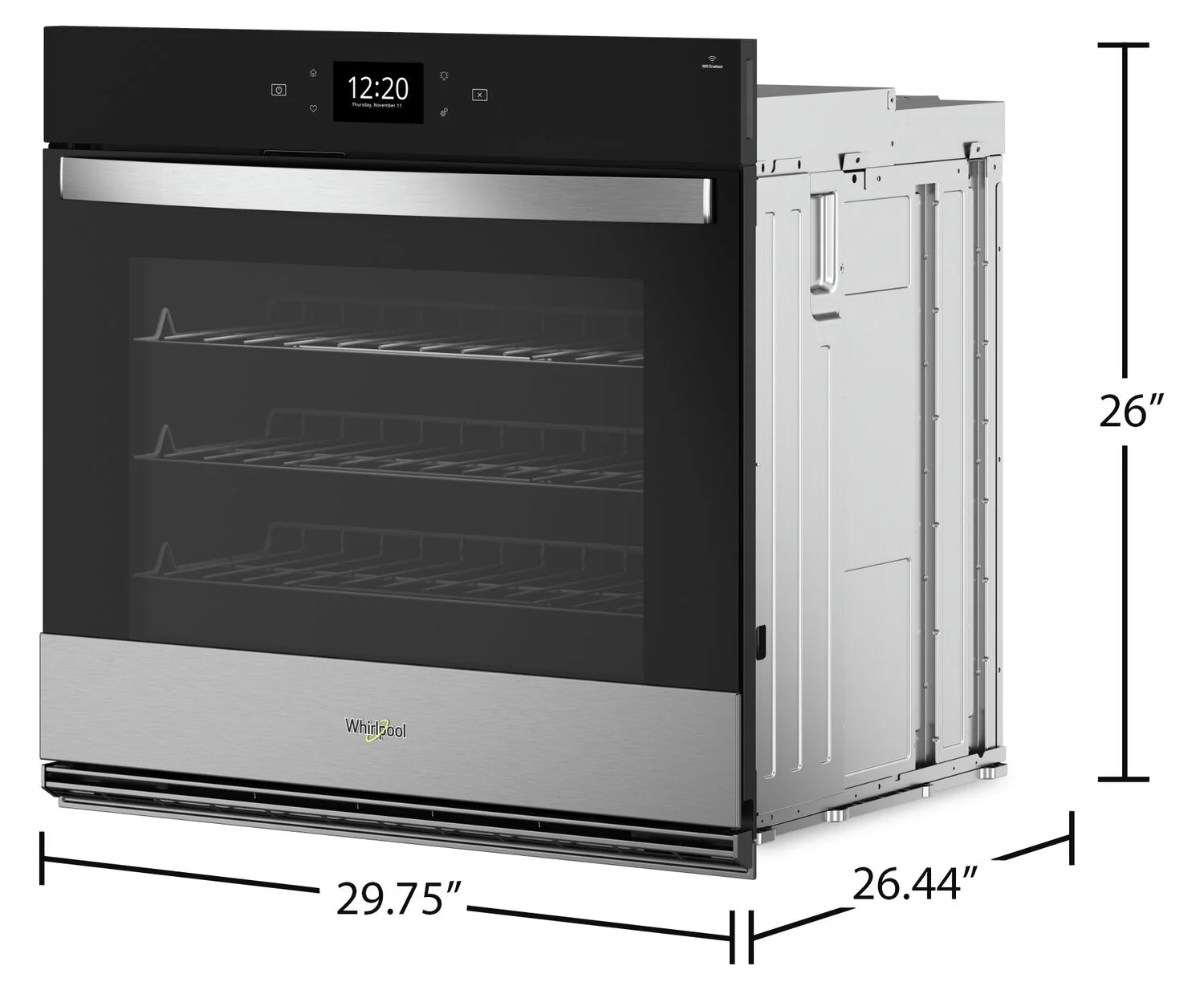 Whirlpool 5 Cu. Ft. Smart Single Wall Oven with Air Fry - WOES7030PZ - Image 7