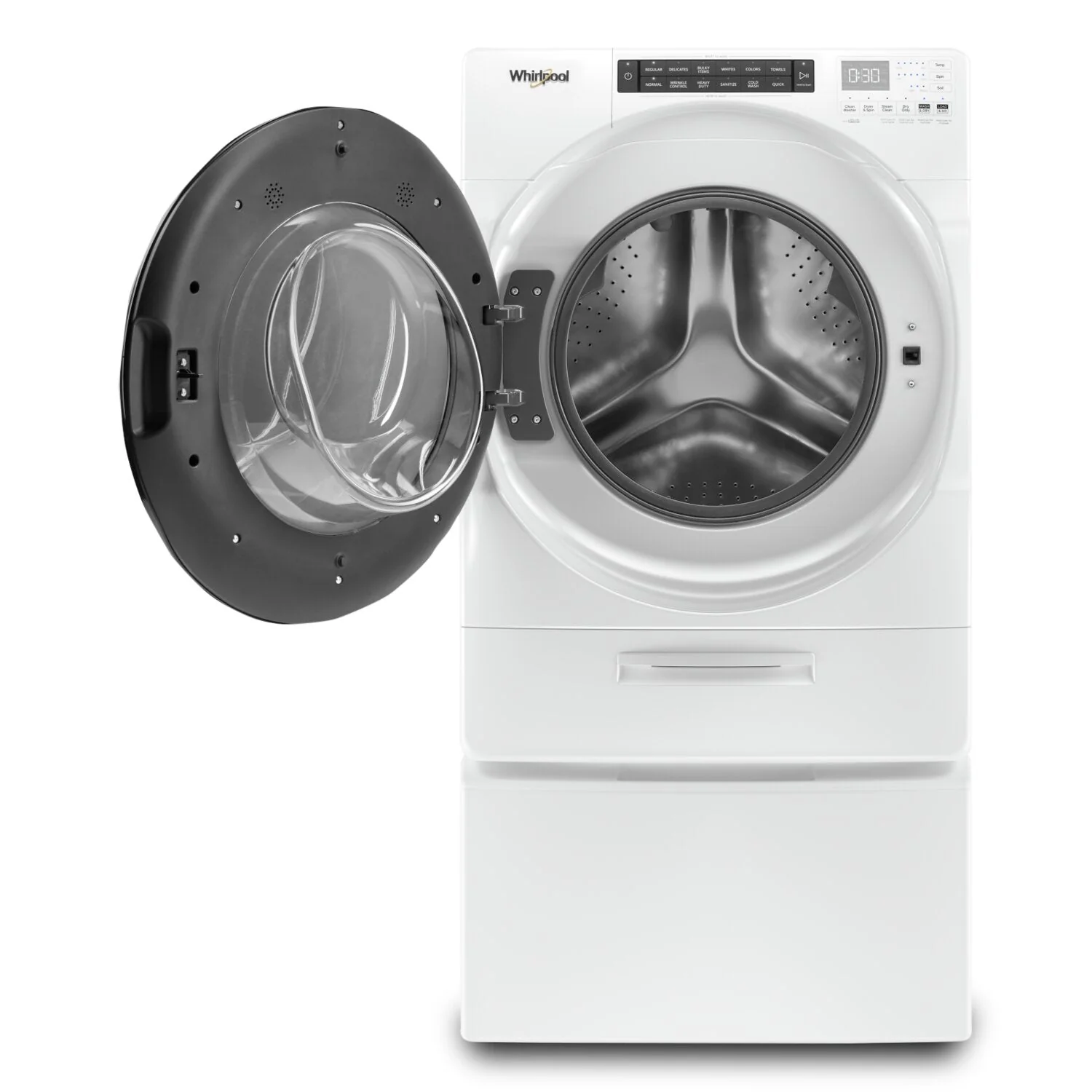 Whirlpool 5.2 Cu. Ft. All-in-One Front-Load Washer and Dryer - WFC682CLW - Image 3