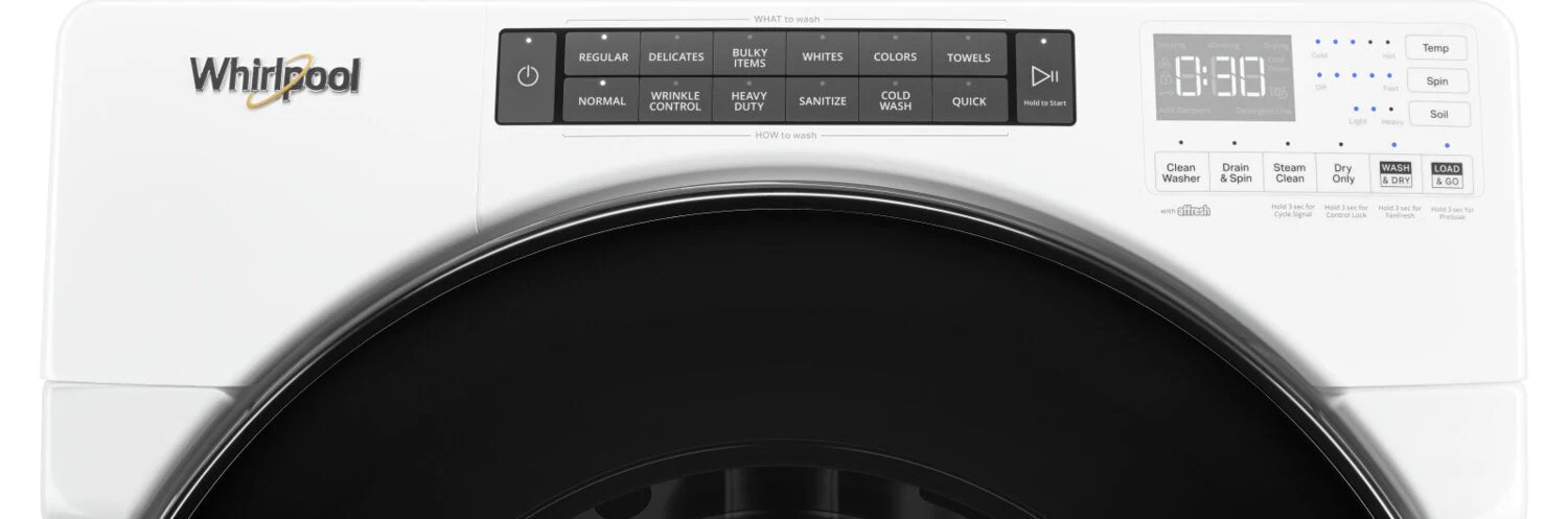 Whirlpool 5.2 Cu. Ft. All-in-One Front-Load Washer and Dryer - WFC682CLW - Image 4