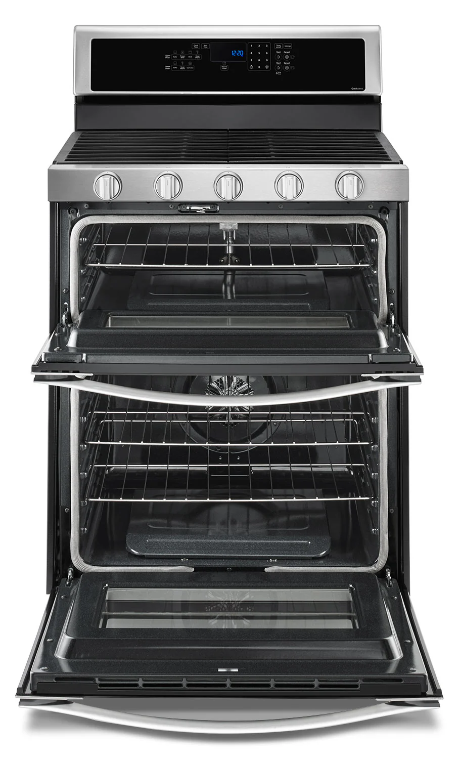 Whirlpool® 6.0 Cu. Ft. Gas Double Oven Range with EZ-2-Lift™ Hinged Grates - Image 4