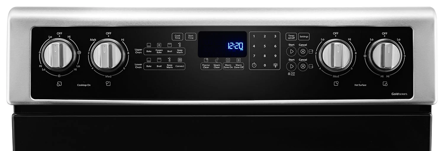 Whirlpool® 6.7 Cu. Ft. Electric Double Oven Range with True Convection - Image 5
