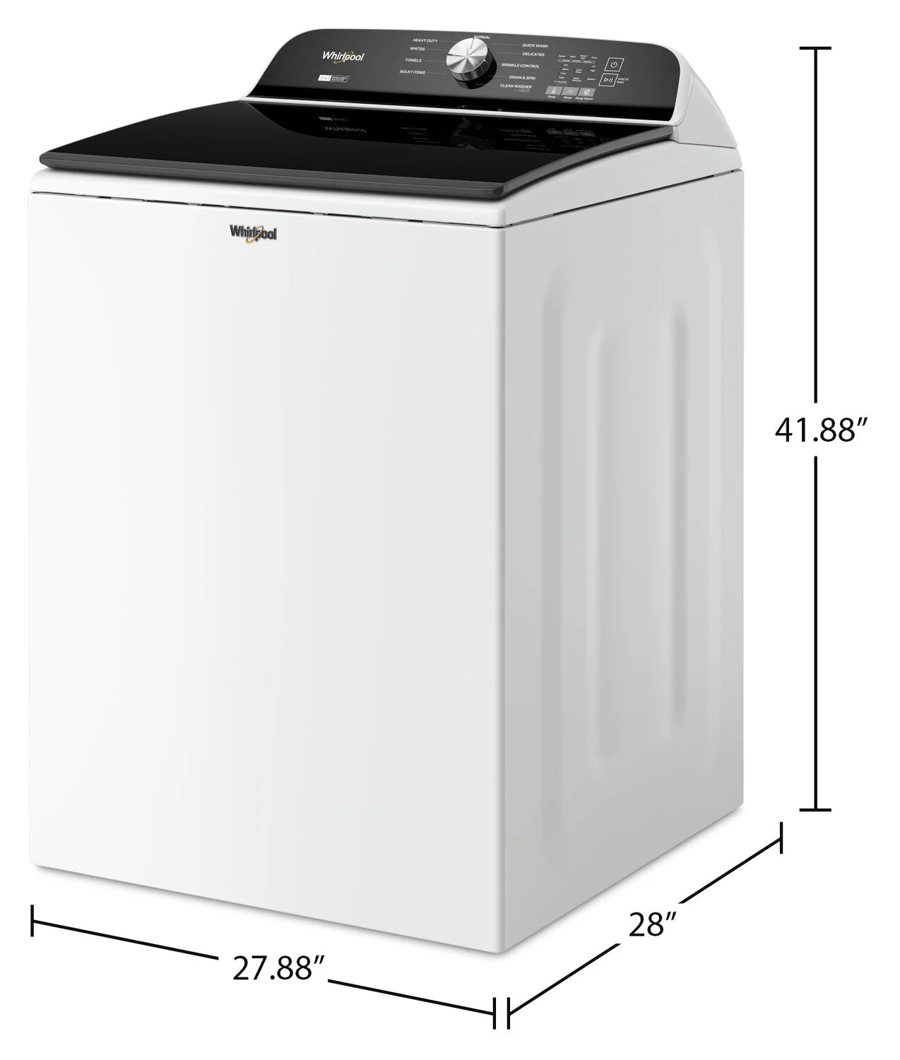Whirlpool 6.1 Cu. Ft. Top-Load Washer with Removable Agitator - WTW6157PW - Image 9