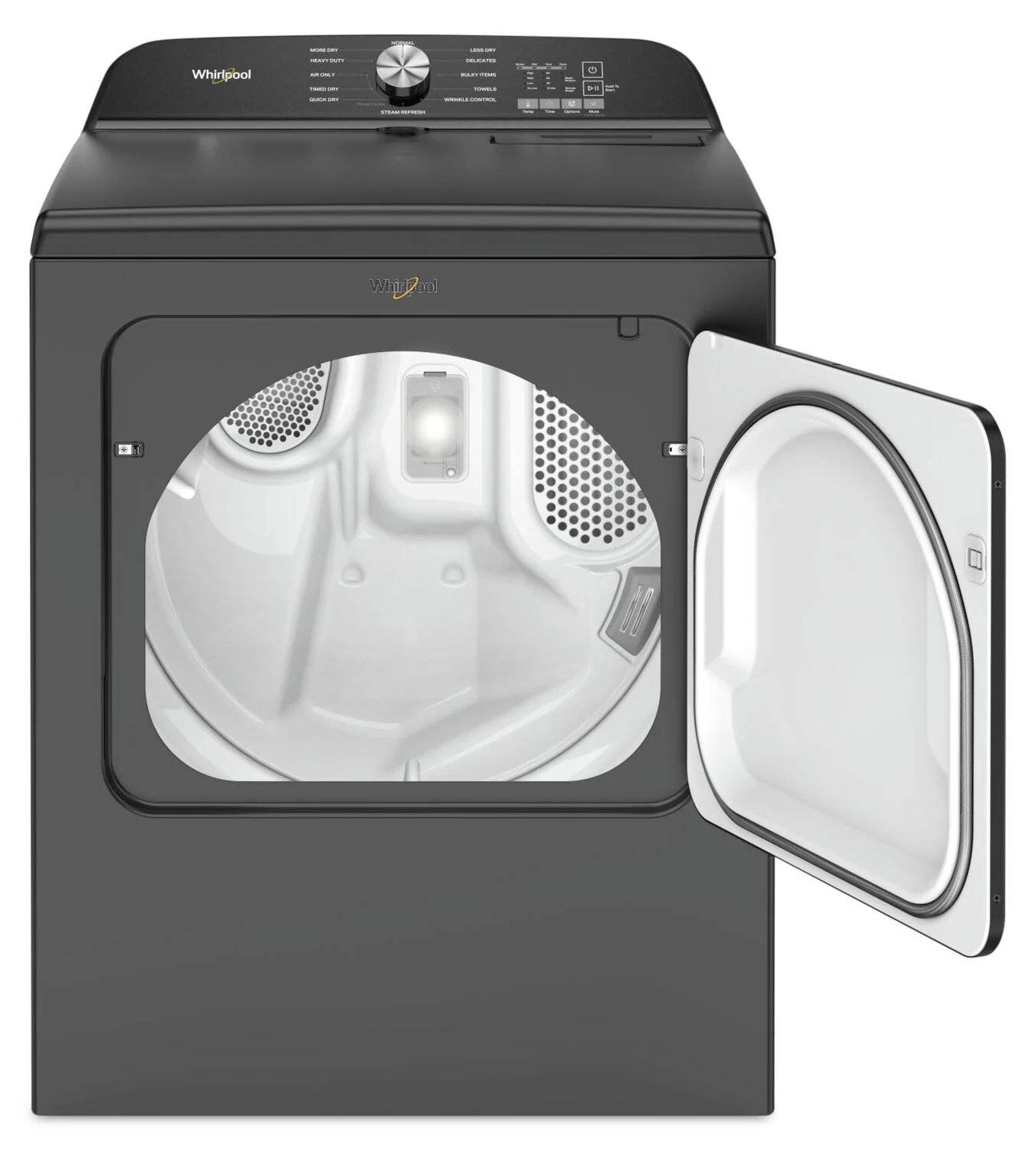 Whirlpool 7 Cu. Ft. Electric Dryer with Moisture Sensor and Steam - YWED6150PB - Image 2