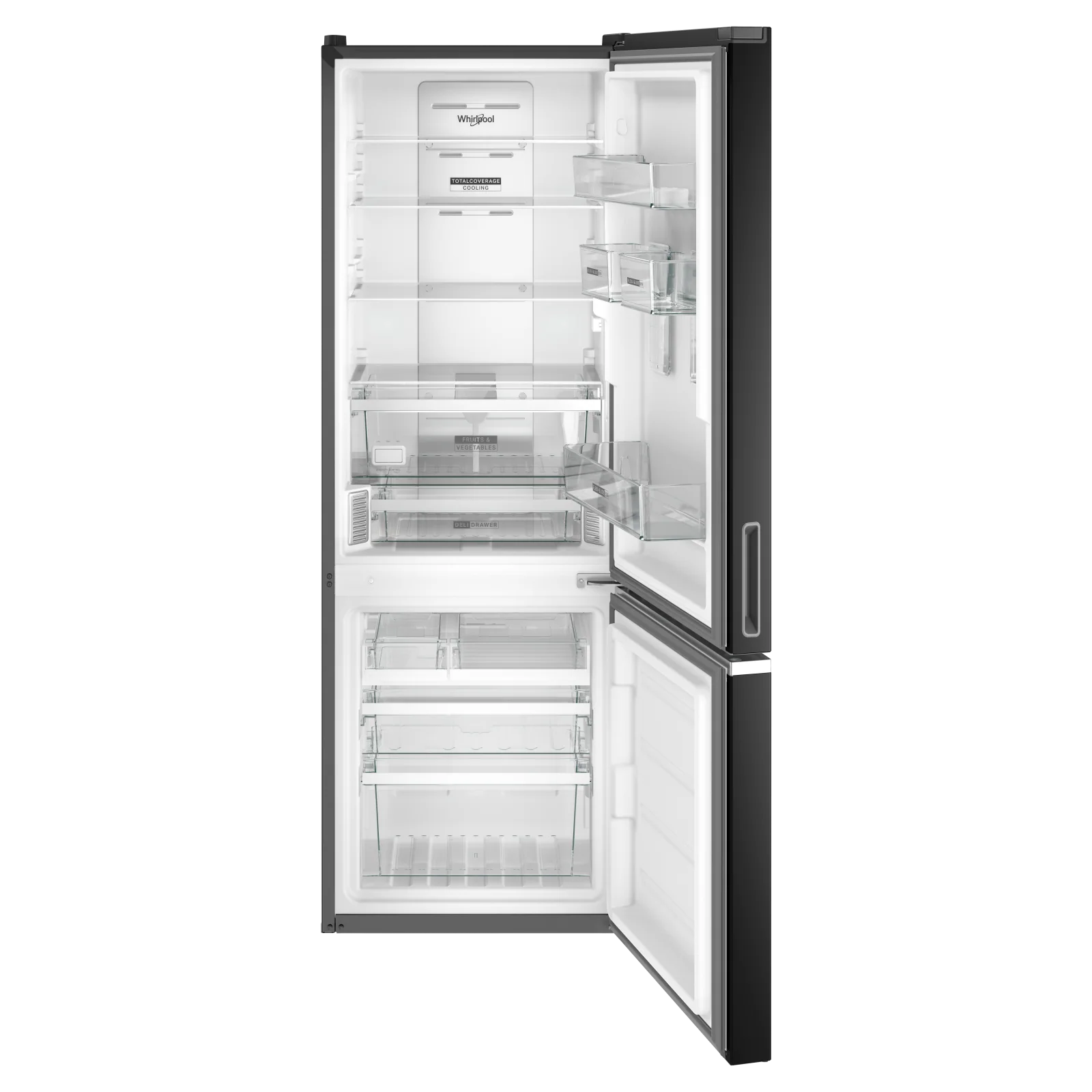 Whirlpool Black 24" Bottom Mount Refrigerator (12.9 Cu.Ft) - WRB533CZJB - Image 2