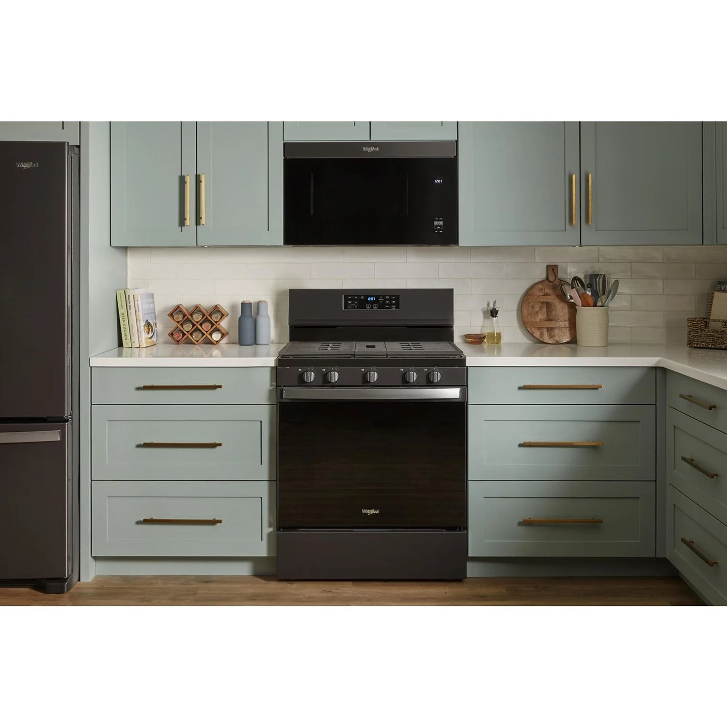 Whirlpool Black Stainless Over-the-Range Microwave (1.10 Cu Ft) - YWMMF5930PV - Image 6