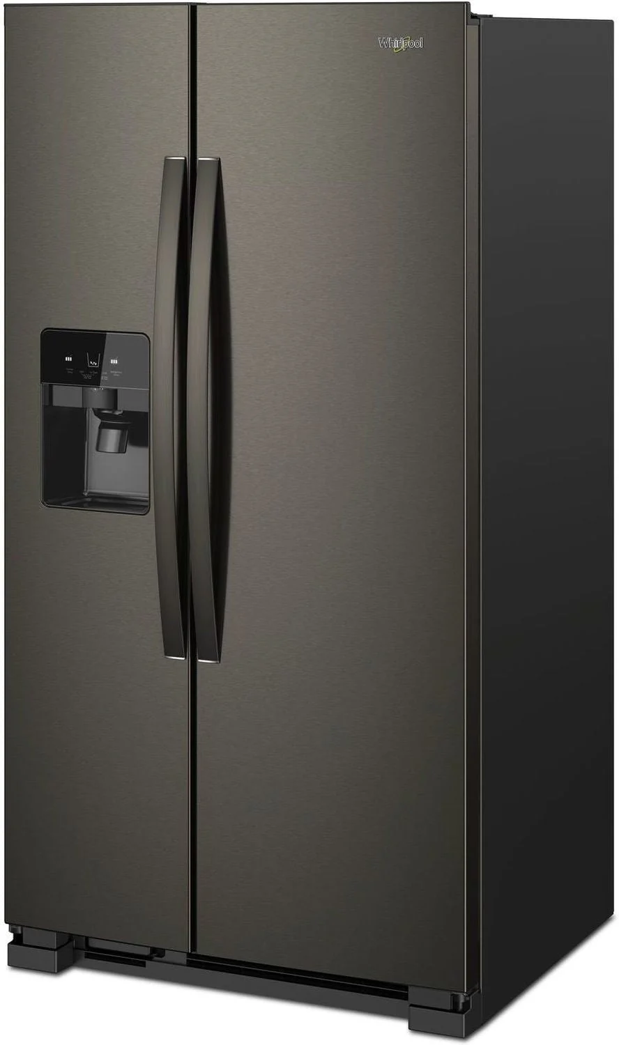 Whirlpool Black Stainless Steel Side-by-Side Refrigerator (21 Cu. Ft.) - WRS321SDHV - Image 4