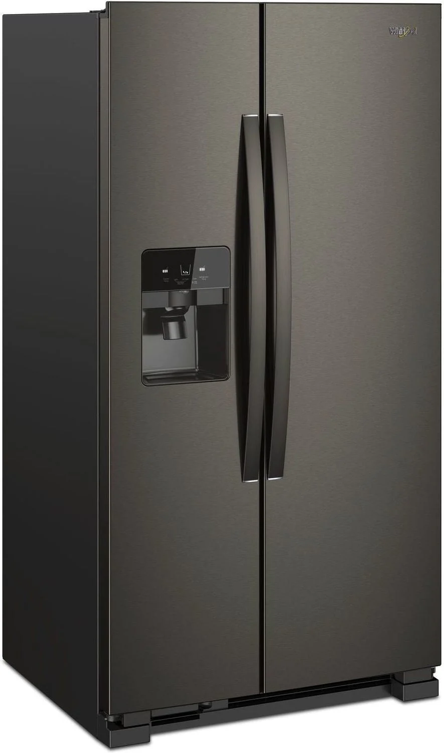 Whirlpool Black Stainless Steel Side-by-Side Refrigerator (25 Cu. Ft.) - WRS555SIHV - Image 3