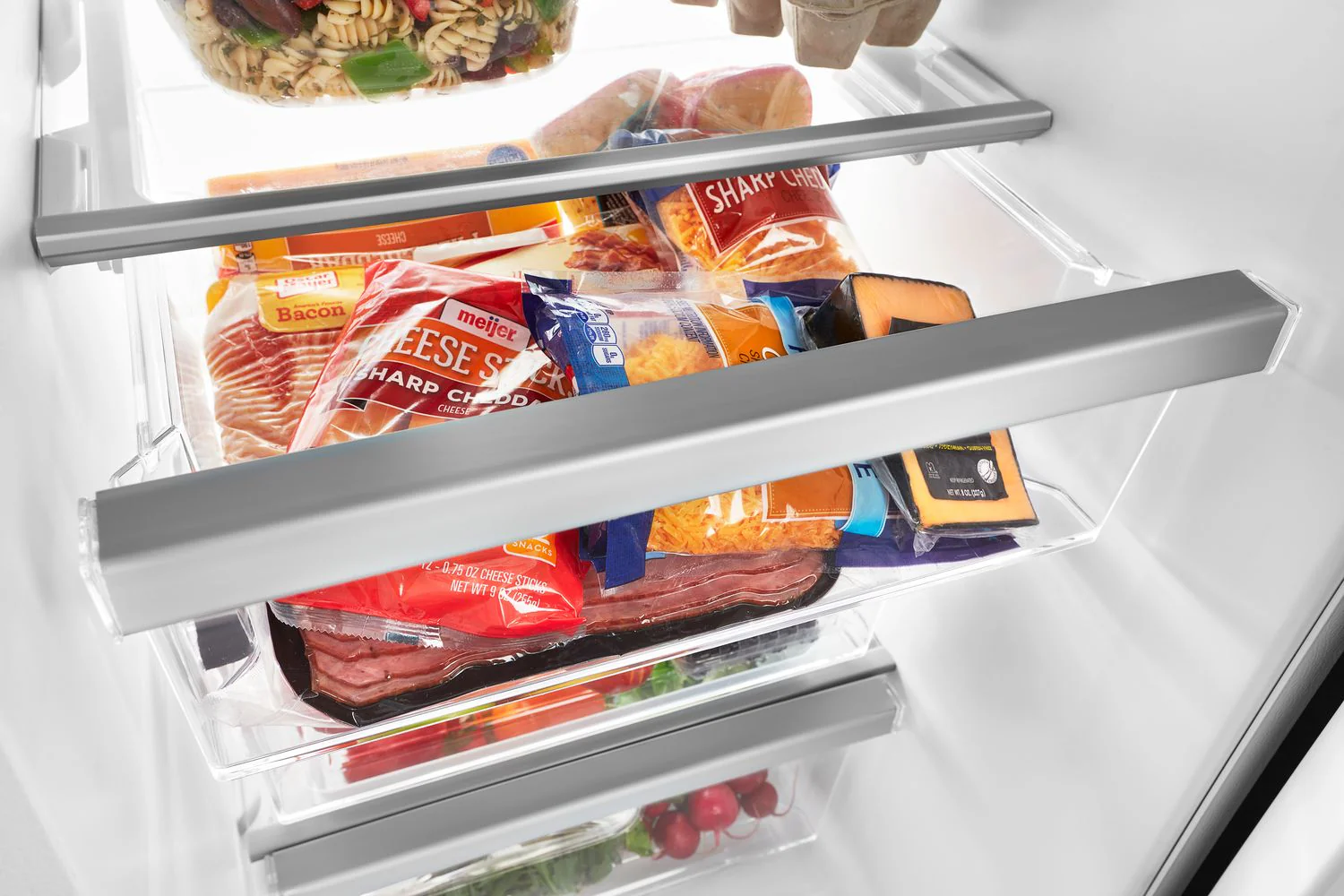 Whirlpool Black Stainless Steel Side-by-Side Refrigerator (25 Cu. Ft.) - WRS555SIHV - Image 5