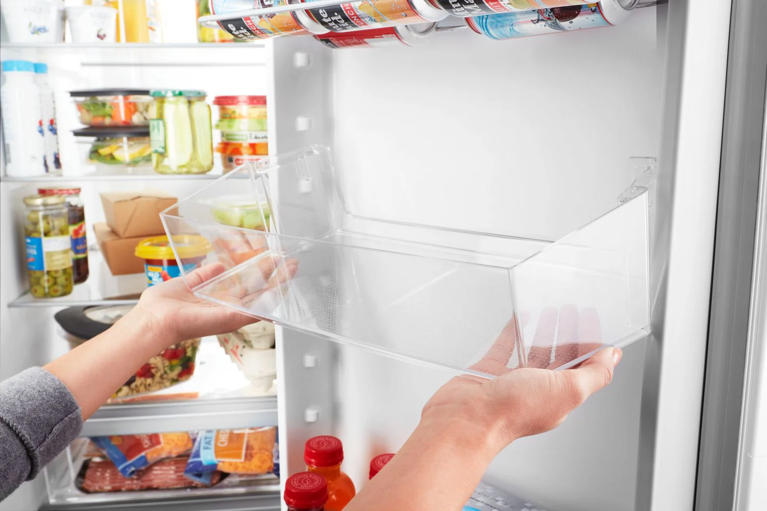Whirlpool Black Stainless Steel Side-by-Side Refrigerator (25 Cu. Ft.) - WRS555SIHV - Image 7