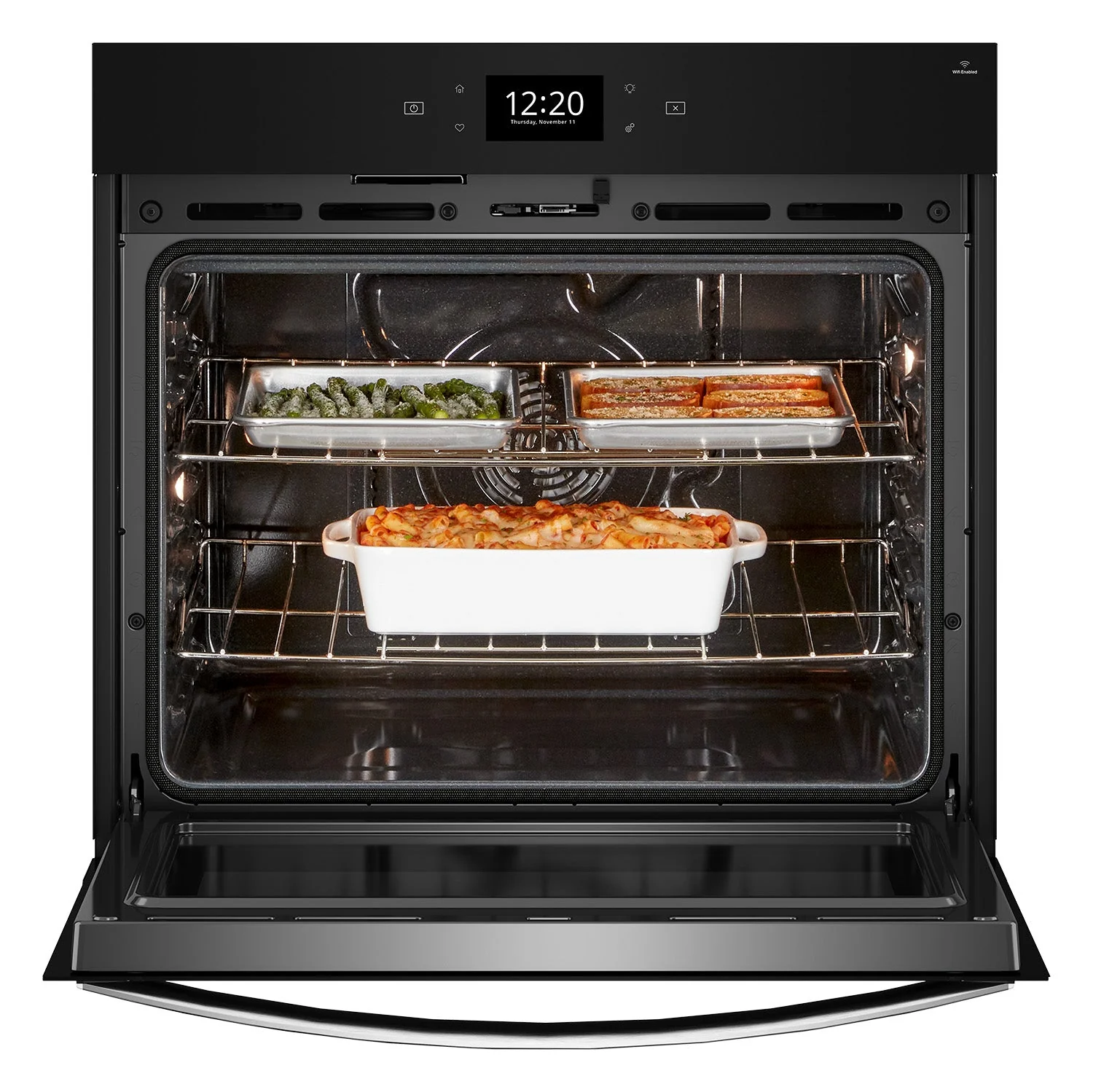 Whirlpool Black Stainless Steel with PrintShield™ Finish Wall Oven (5.00 Cu Ft) - WOES7030PV - Image 6