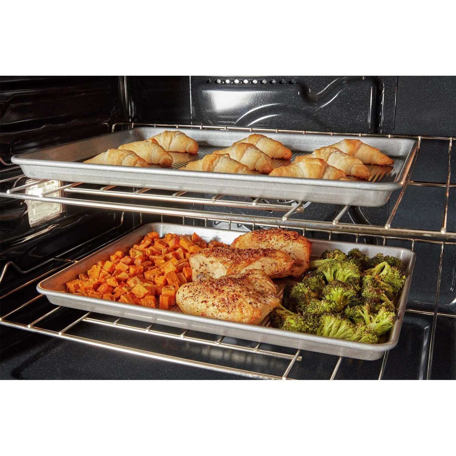 Whirlpool Fingerprint Resistant Stainless Steel Combi Wall Oven (6.40 Cu Ft) - WOEC5030LZ - Image 7