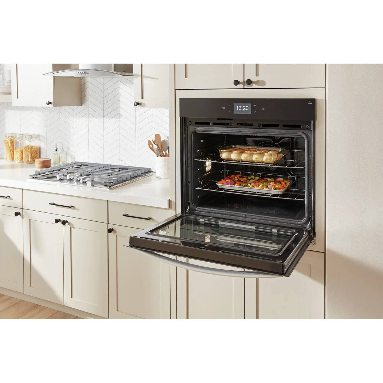 Whirlpool Fingerprint Resistant Stainless Steel Smart Wall Oven with Air Fry (5.00 Cu Ft) - WOES7030PZ - Image 8