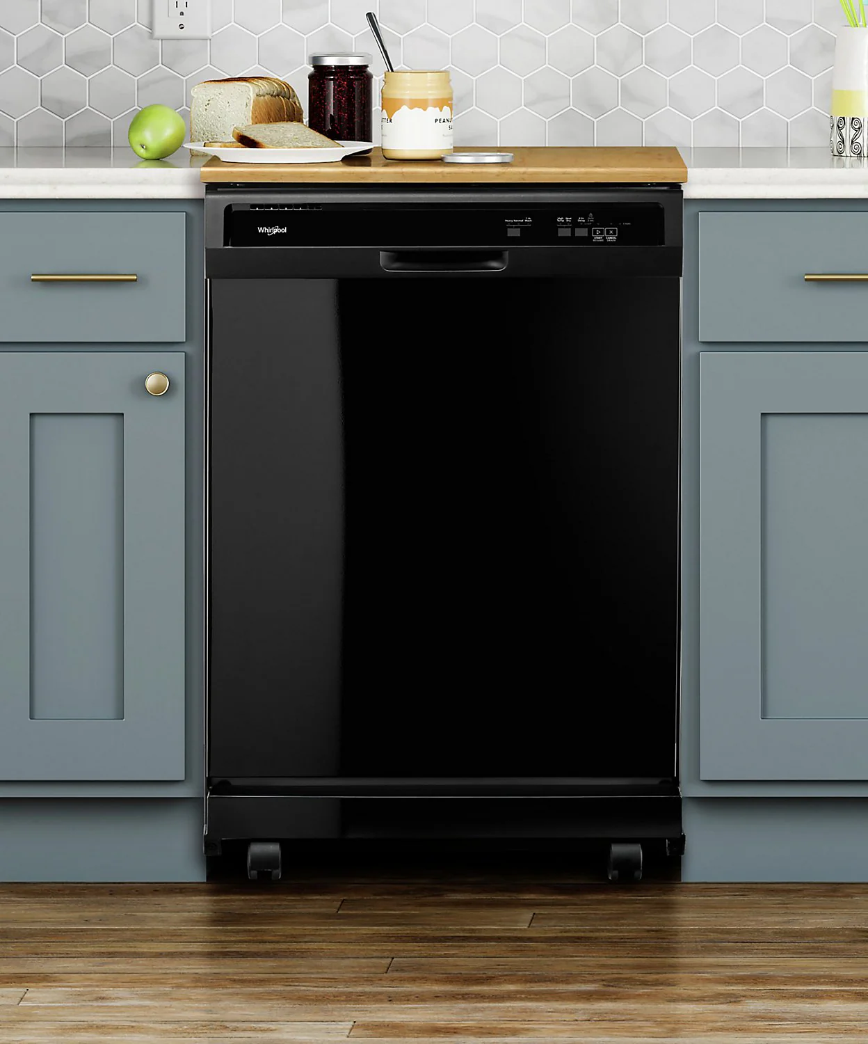 Whirlpool Heavy-Duty Tall-Tub Portable Dishwasher - WDP370PAHB - Image 7