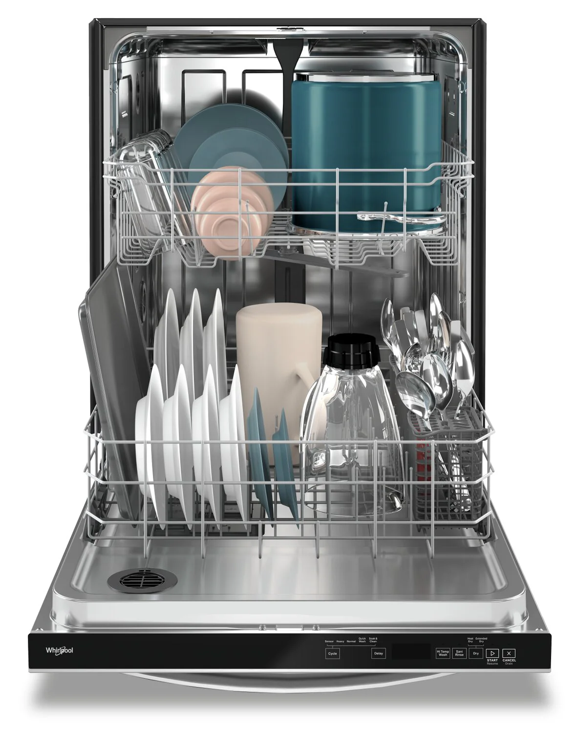 Whirlpool Large Capacity Dishwasher with Deep Top Rack - WDT740SALZ - Image 4