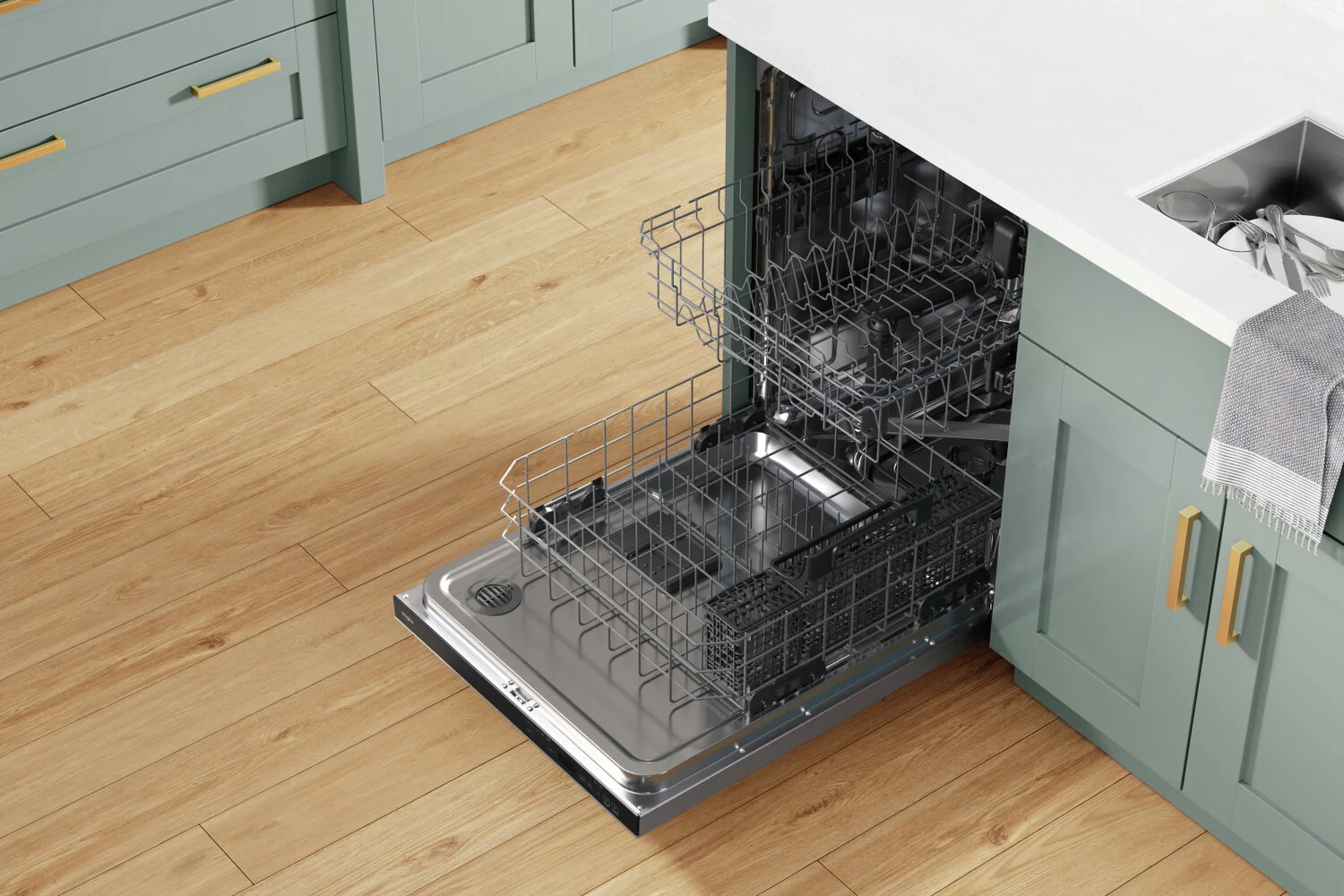 Whirlpool Large Capacity Dishwasher with Deep Top Rack - WDT740SALZ - Image 8