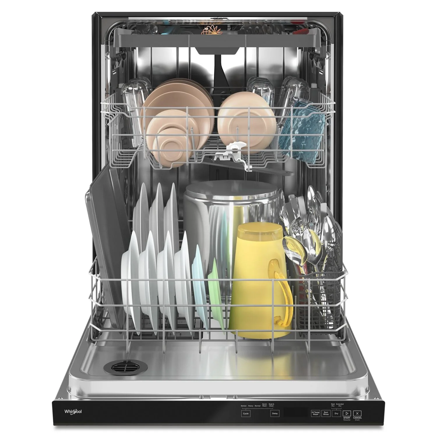 Whirlpool Top-Control Dishwasher with Third Rack - WDTA50SAKV - Image 3