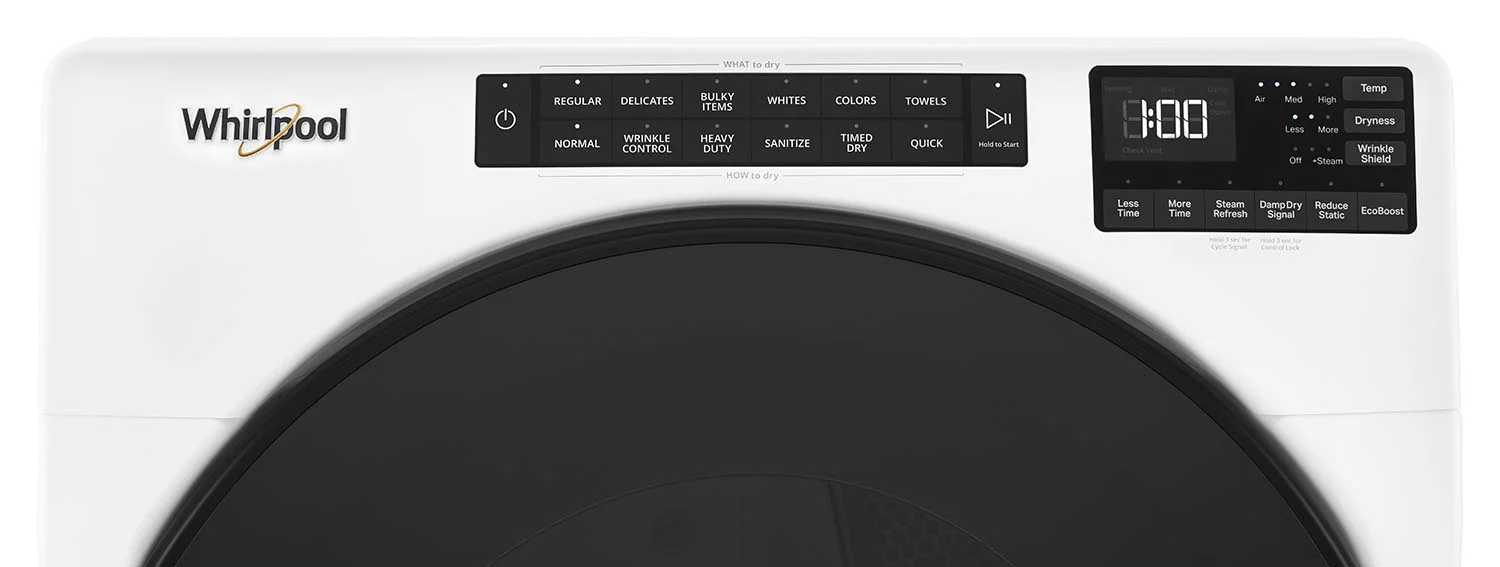 Whirlpool White Front-Load Washer (5.8 cu. ft.) & Electric Dryer (7.4 cu. ft.) - WFW6605MW/YWED6605MW - Image 3