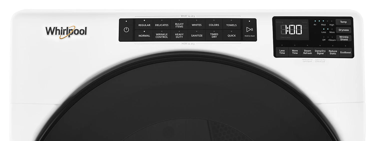 Whirlpool White Front-Load Washer (5.8 cu. ft.) & Gas Dryer (7.4 cu. ft.) - WFW6605MW/WGD6605MW - Image 5