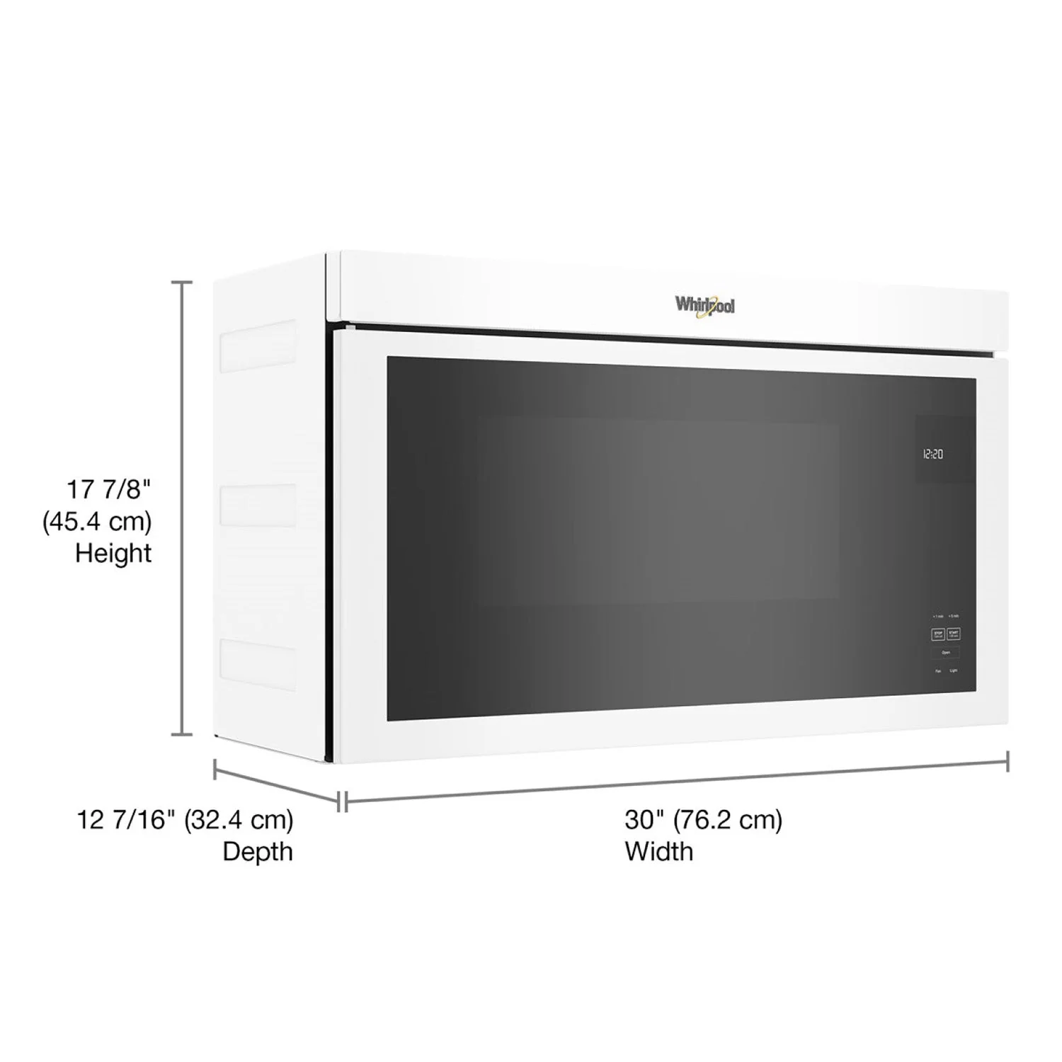 Whirlpool White Over-the-Range Microwave (1.10 Cu Ft) - YWMMF5930PW - Image 3