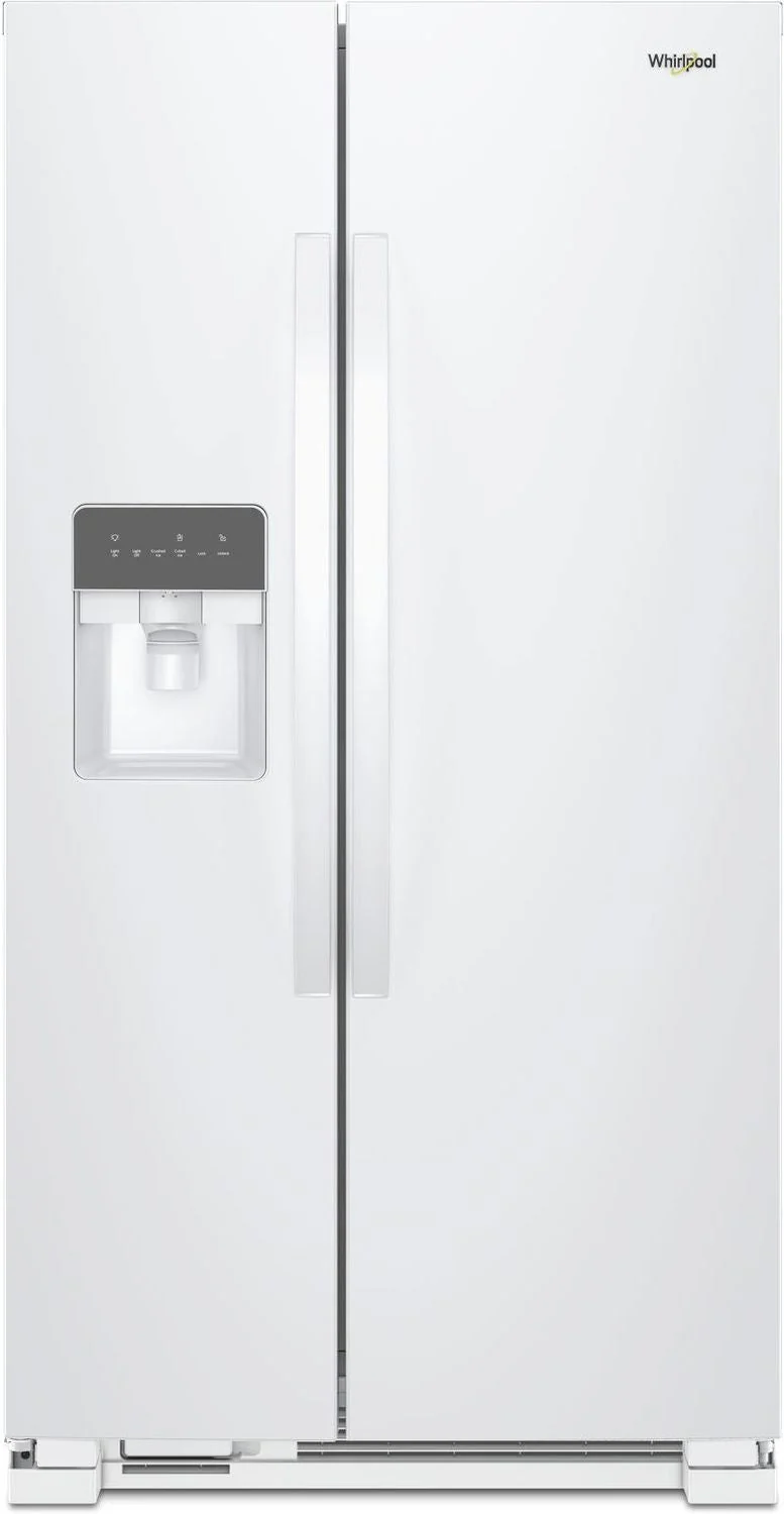 Whirlpool White Side-by-Side Refrigerator (25 Cu. Ft.) - WRS335SDHW