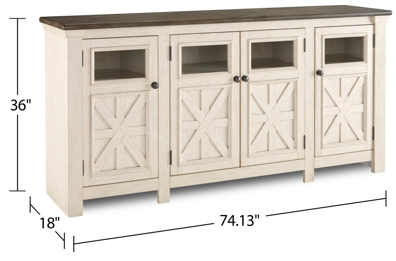 Winona 74" TV Stand - Image 11
