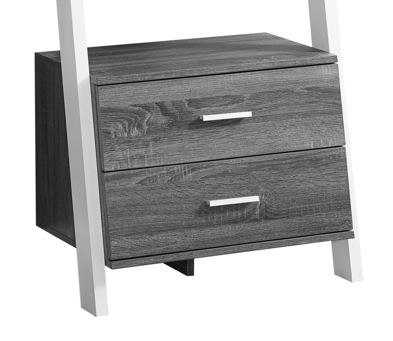 Wolverhampton Bookcase with Storage - Grey and White - Image 2