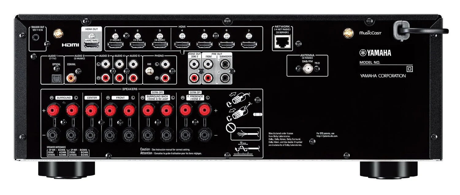 Yamaha RX-V6A AV Receiver with Dolby Atmos® and Voice Assistant Compatibility - RXV6A B - Image 2