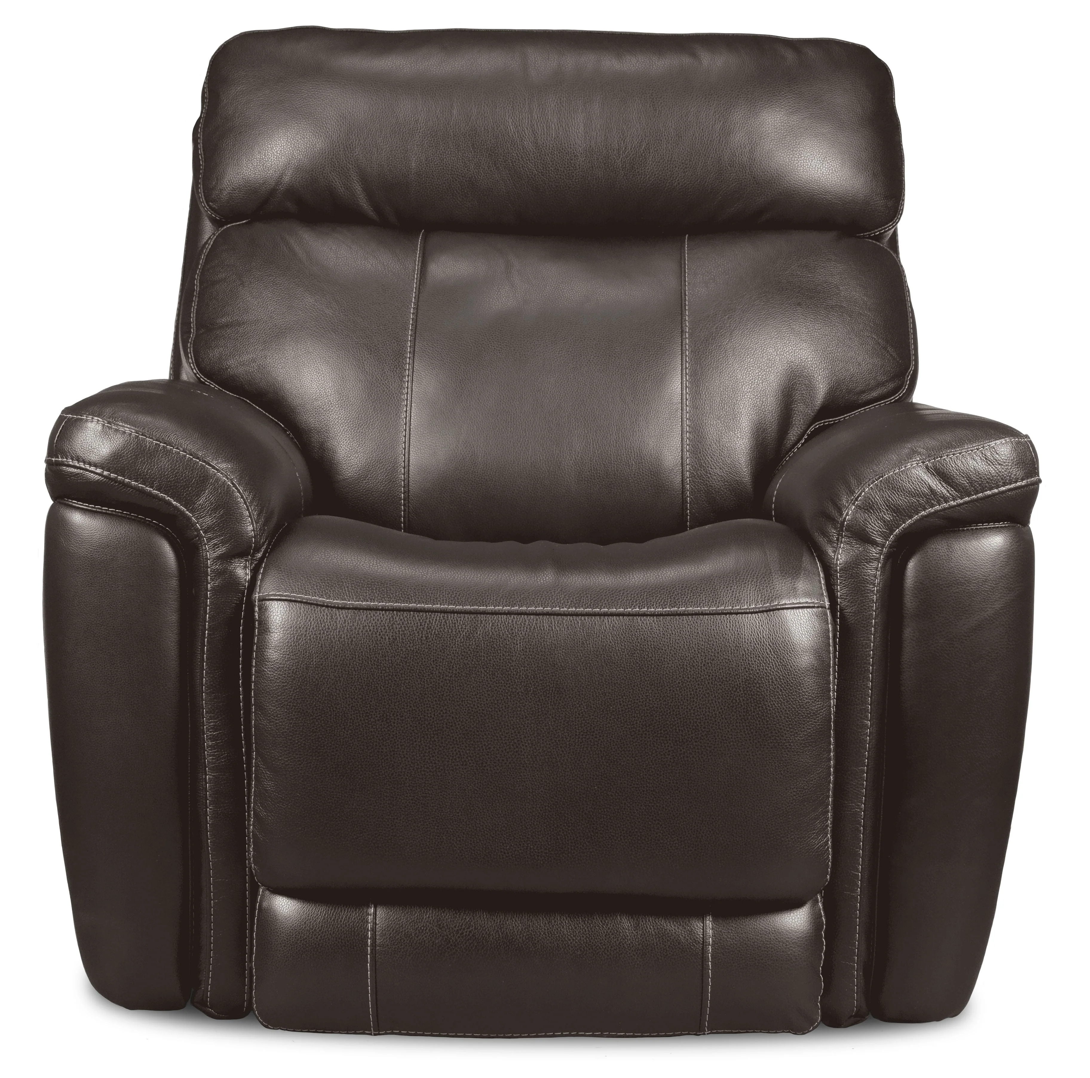 Zane Dual Power Recliner - Dark Grey - Image 3
