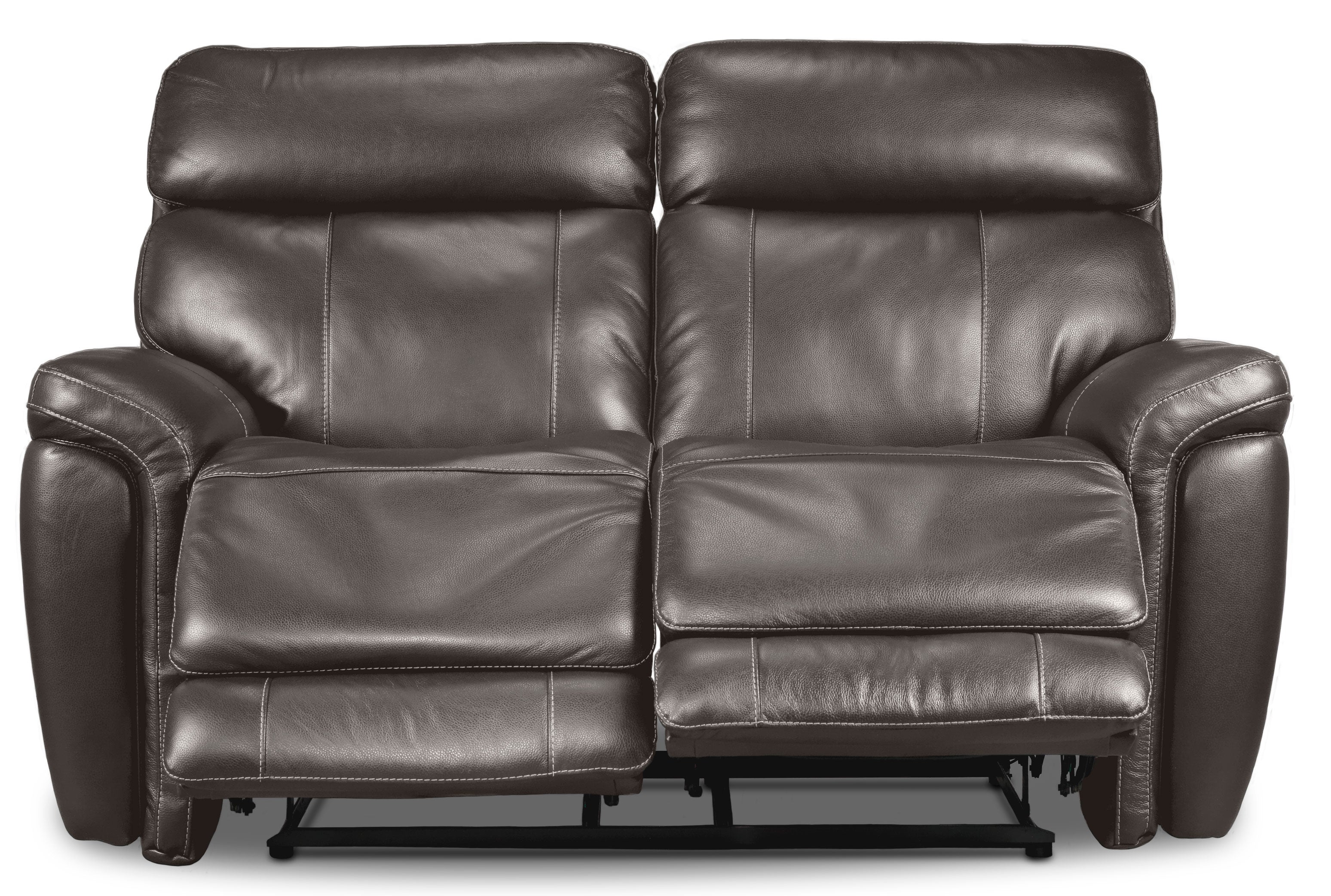 Zane Dual Power Reclining Loveseat - Dark Grey - Image 4