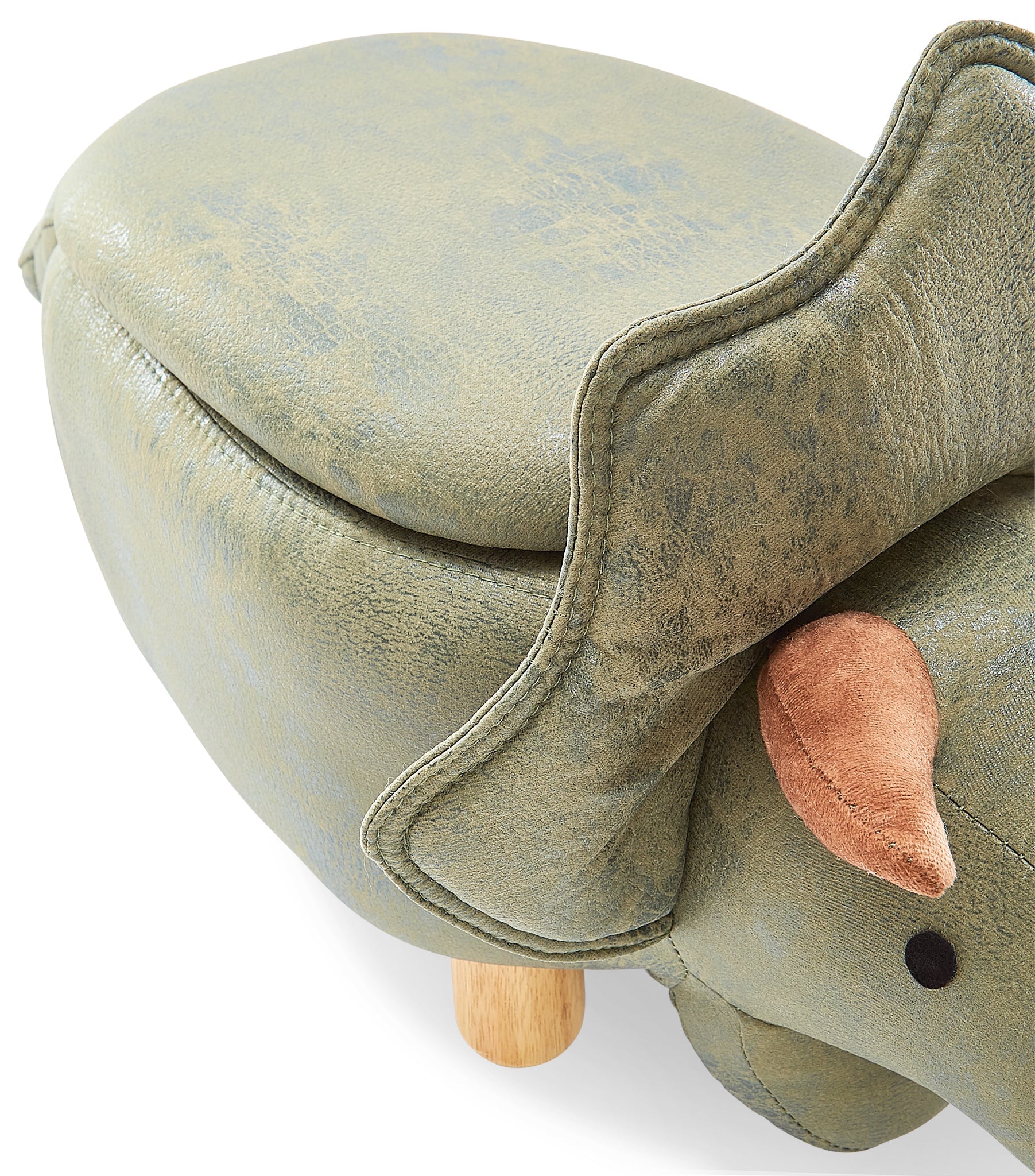 Zoo Companions Dinosaur Storage Ottoman - Green - Image 6