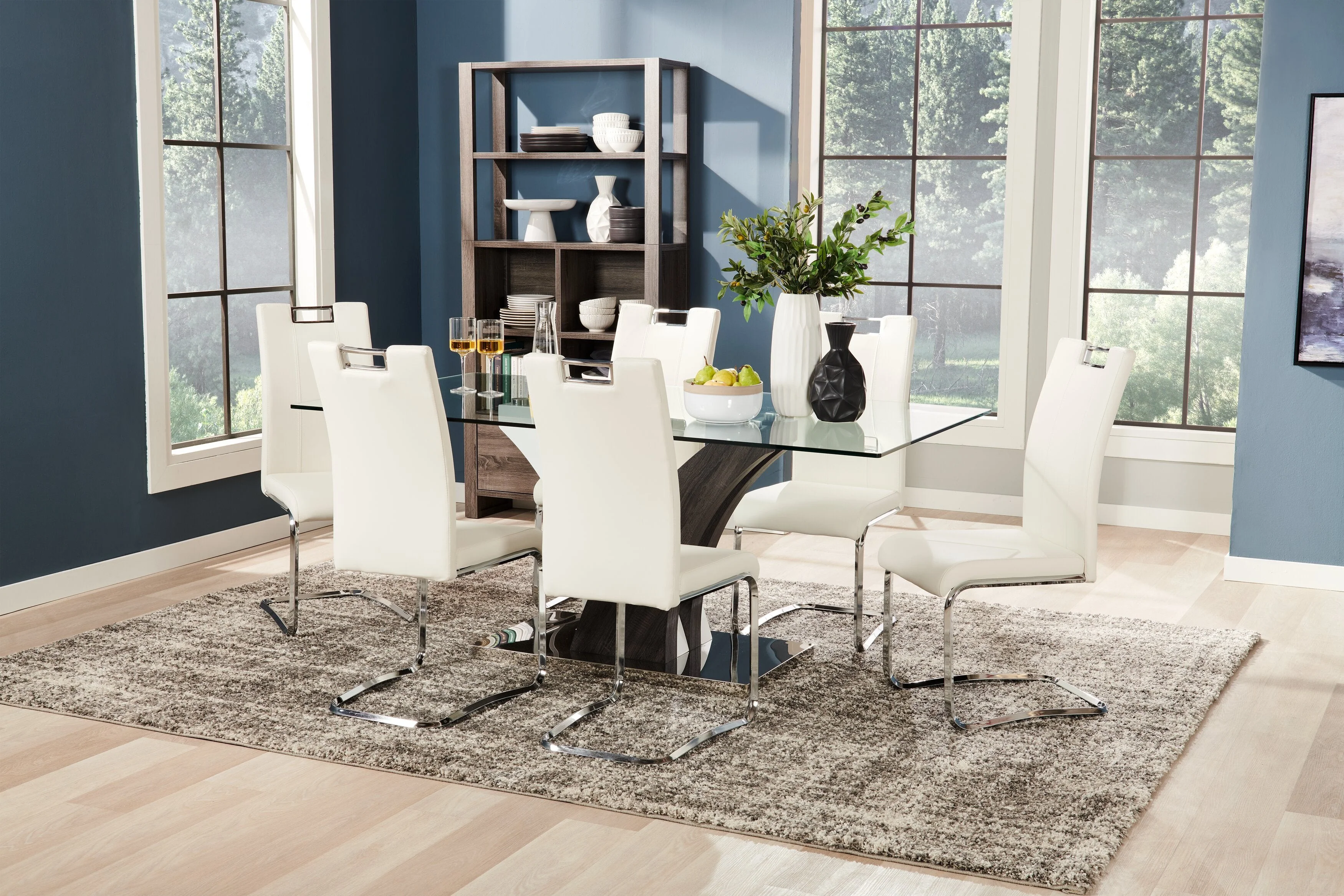 Zuchelli 7-Piece Dining Set - White - Image 4
